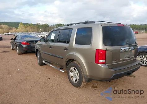 2010 Honda Pilot Lx from USA, damaged, VIN 5FNYF3H2XAB013835